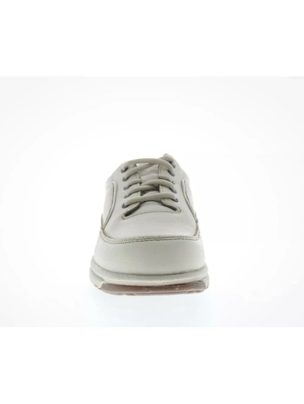 Rockport Men’s Eureka Walking Shoe Sz 7.5 CJ1552 Light Beige Leather Comfy NWOB